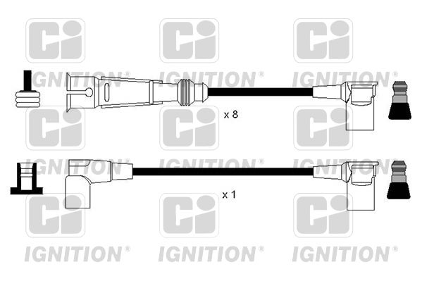 QUINTON HAZELL Комплект проводов зажигания XC1182